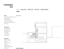 Tablet Screenshot of forward-architects.com